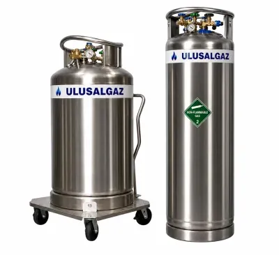 Sıvı Helyum 50L Dewar